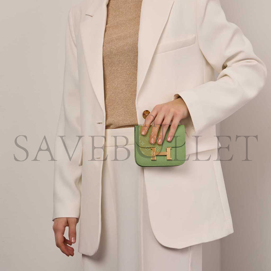 H**mes master constance slim wallet epsom h082060cc3i(12.4*10.2*3cm)